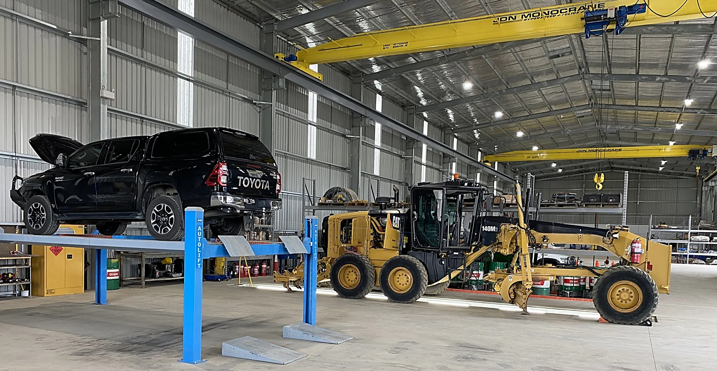 Machining and fitting workshop