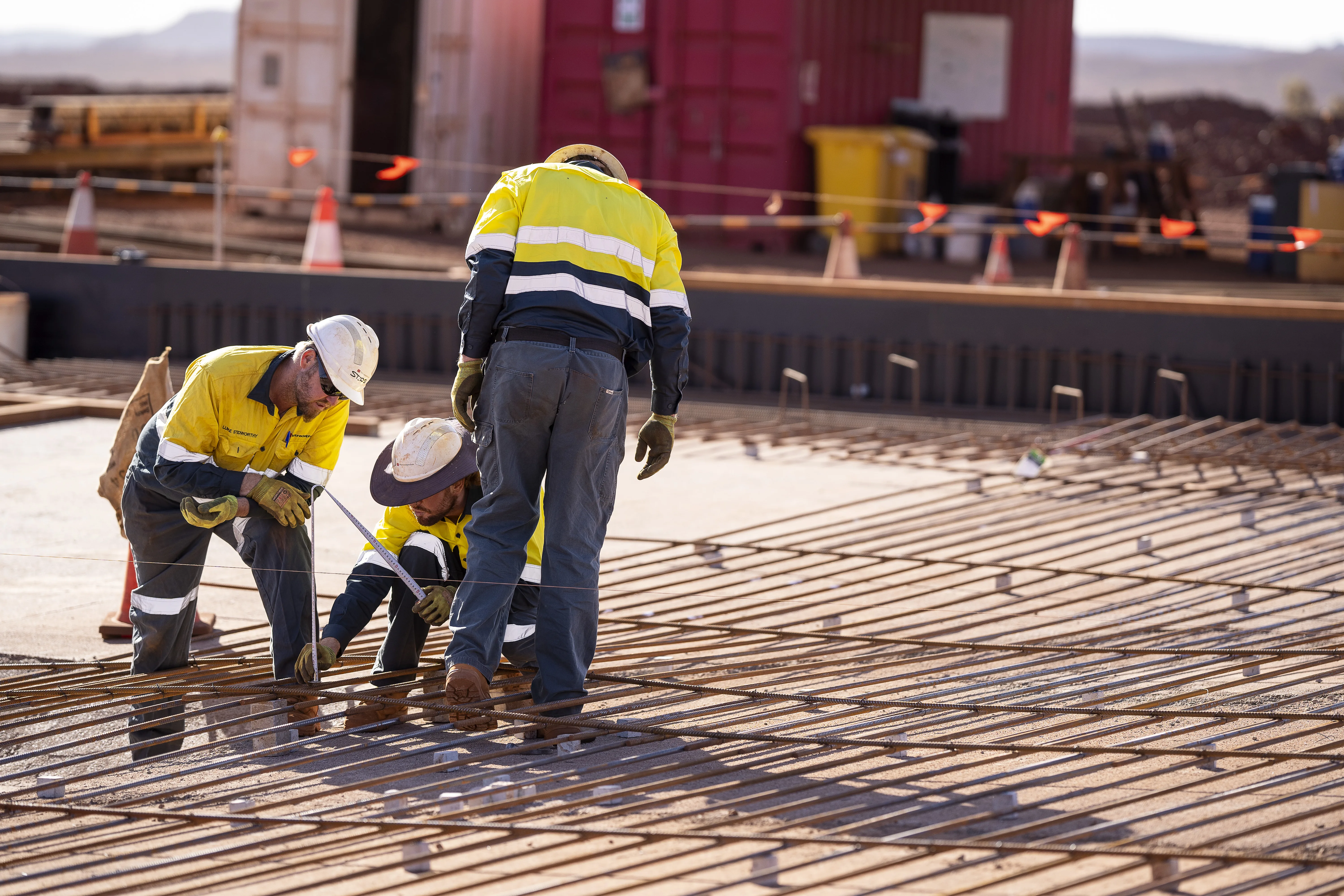 Reinforcement and concrete works