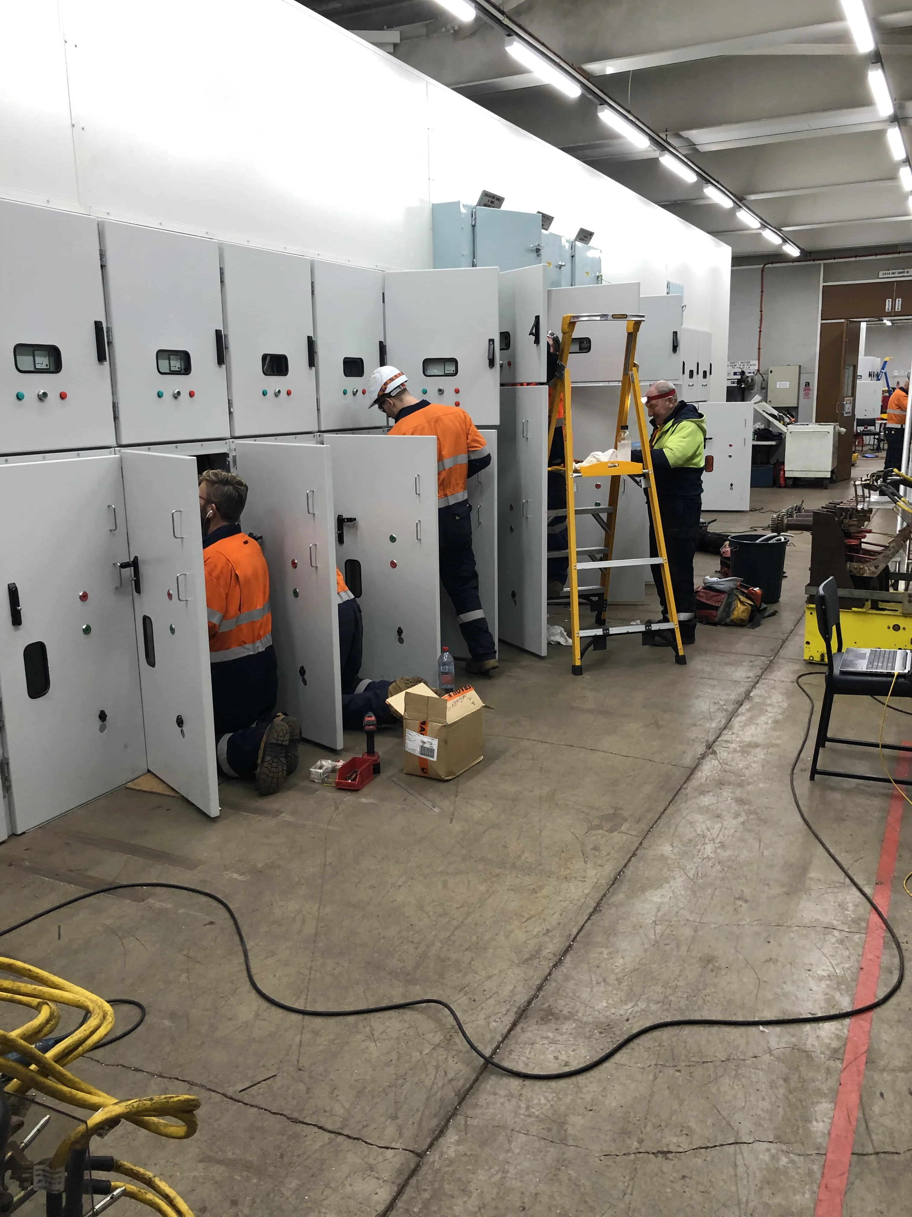 Arc flash upgrade works