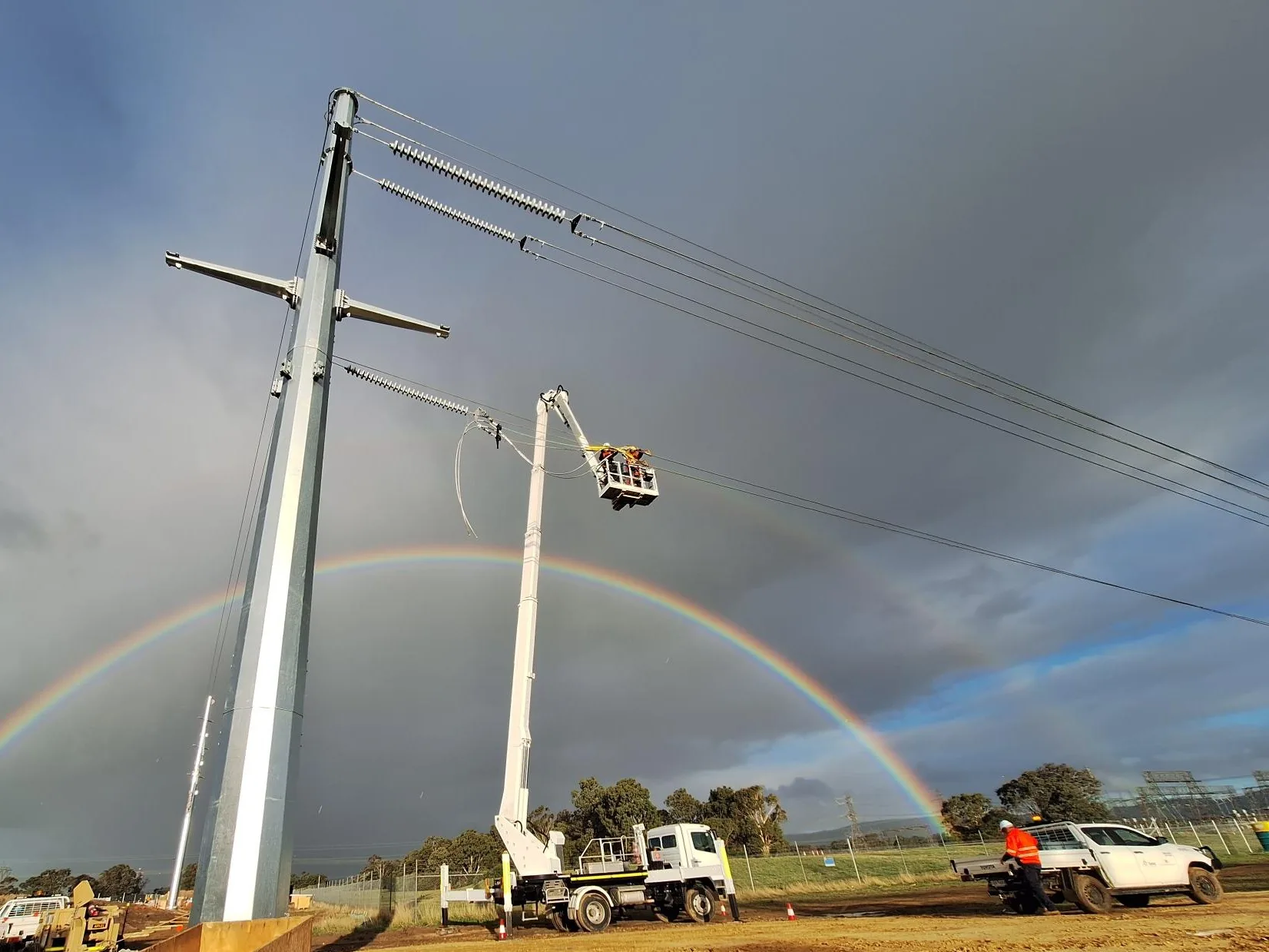 Powerline upgrade in Victoria